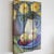 Still Life Impressionist Painting of Fruit and Flowers on Wood Crate For Sale - Image 9 of 11
