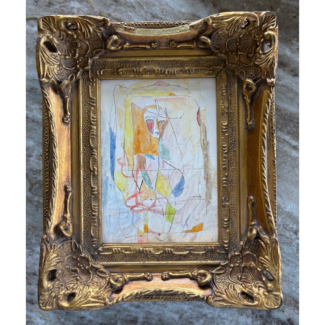 2019 Original Craig Greene Abstract Harlequin Painting, Framed For Sale - Image 9 of 10