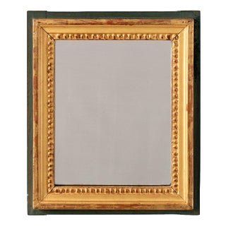 Late 18th Century French Gilt Gesso Beaded Mirror For Sale