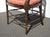 Vintage Polynesian Bamboo Cane Back Barrel Accent Chair W Cane Seat & Cushion For Sale - Image 4 of 17