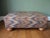 Wood Newly Upholstered Ottoman in Flamestitch For Sale - Image 7 of 7