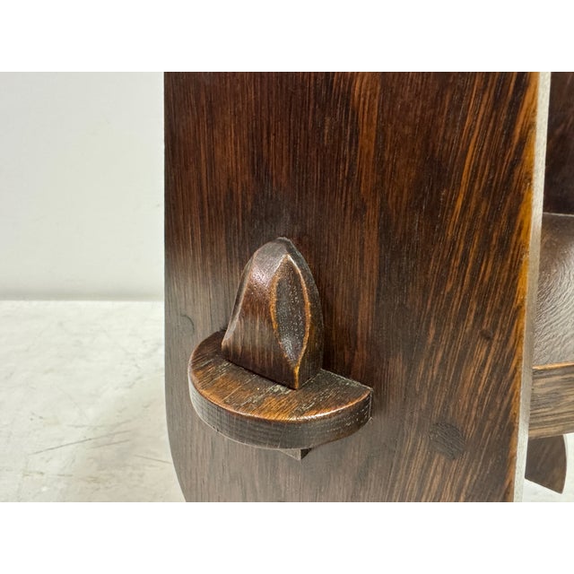 Two Tier Etagere Side Table in the style of Charles Dudouyt, 1930s For Sale - Image 4 of 12