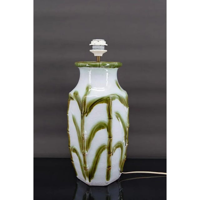 Mid-Century Modern Vintage German Bamboo Lamp from Carstens Tönnieshof, 1960 For Sale - Image 3 of 9