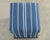Ralph Lauren Ralph Lauren 'Florence' Storage Ottoman in Striped Blue Upholstery For Sale - Image 4 of 18