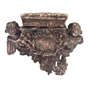 Antique 16th C. Cherub Wall Shelf