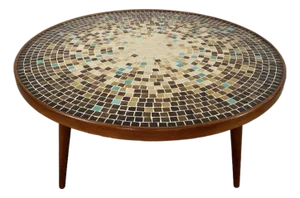 1960’s Mid-Century Modern Gordon & Jane Martz Mosaic Tile Coffee Table