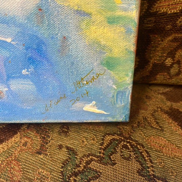 Pair of Abstract Acrylic Paintings For Sale - Image 4 of 7