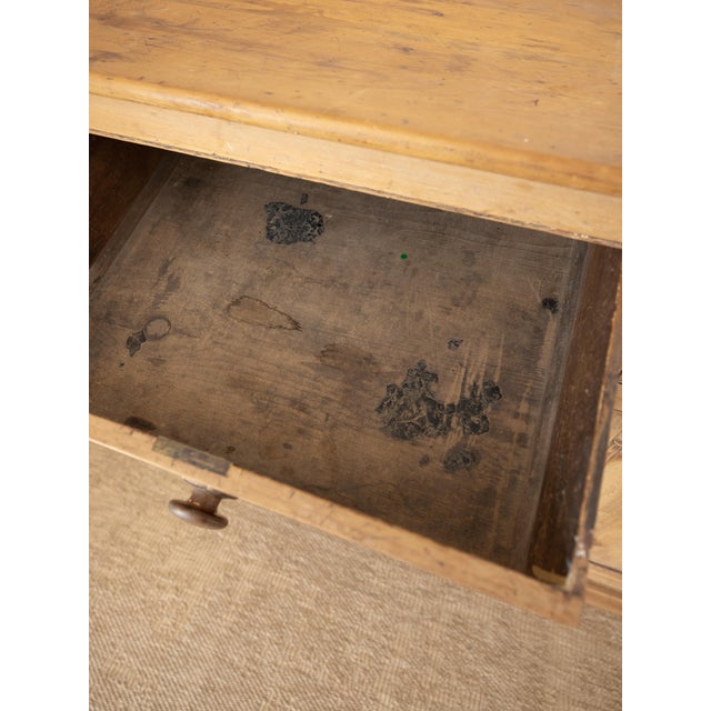 Antique English Pine Sideboard - Circa 1880 For Sale - Image 13 of 18