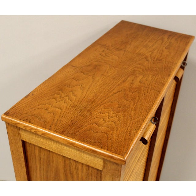Vintage Filing Cabinet in Oak, 1920s For Sale - Image 11 of 15