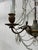 Louis XVI Glass Chandelier with Pearl Garland and Painted Sheet Metal For Sale - Image 14 of 18