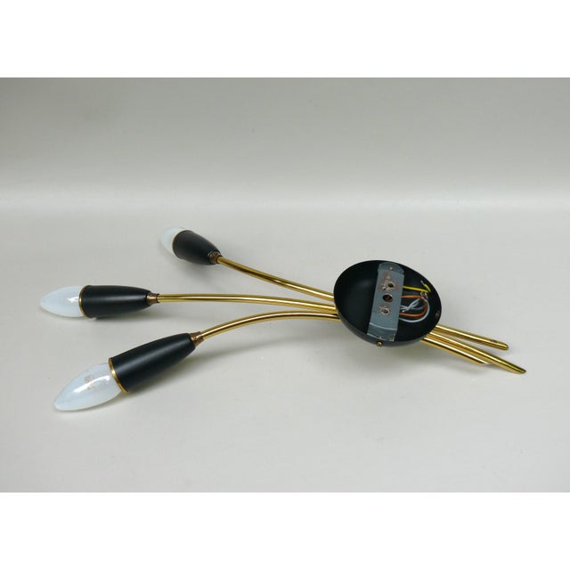 Vintage Wall Light in Brass, 1950s For Sale - Image 14 of 18