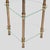 Metal Vintage Italian Three-Tier Glass and Brass Side Table, 1960s For Sale - Image 7 of 9