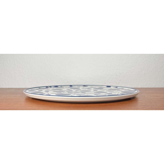 Large Mid-Century Modern German Ceramic Stockholm Series Plate from Melitta, 1960s For Sale - Image 6 of 18
