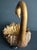 Plastic Vintage Late 20th Century Gold Swan Decorative Dish For Sale - Image 7 of 11