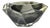 Sommerso Faceted Diamond Caviar Bowl in Murano Glass by Mandruzzato, Italy, 1960s For Sale