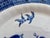 Blue Mid 20th Century Booths England "Real Old Willow" Scalloped Dinner Plate For Sale - Image 8 of 14