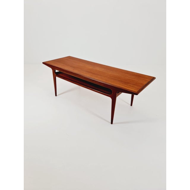 Danish Teak Coffee Table by Johannes Andersen, 1960s For Sale - Image 10 of 11