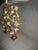 Vintage Christmas Gold, Green, Red Holly & Berry Topiary Trees For Sale - Image 4 of 10