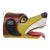 Mid 20th Century Mexican Folk Art Carved Wood Dog Mask For Sale