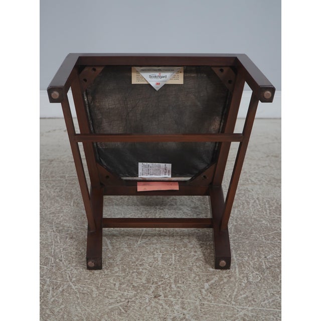Set of 10 Henkel Harris Mahogany Dining Chairs For Sale - Image 15 of 18