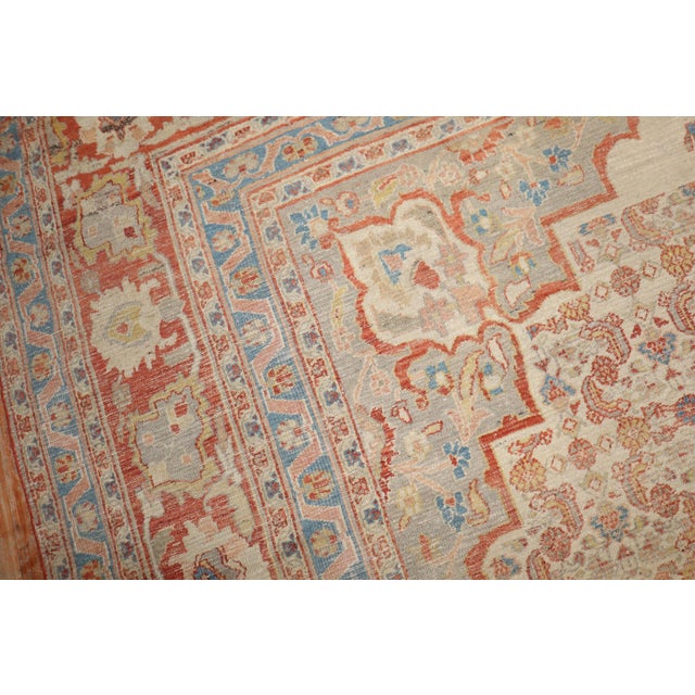 Early 20th Century Zabihi Collection Antique Persian Doroksh Rug - 9'10" x 15' For Sale - Image 5 of 6