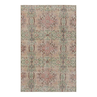 Vintage Zeki Müren Rug, With Geometric Patterns, From Rug & Kilim For Sale