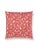 Contemporary The House Of Scalamandré May Square Pillow In Red For Sale - Image 3 of 3
