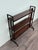 1970s Vintage Industrial Italian Bookcase in Iron and Wood, 1970s For Sale - Image 5 of 16