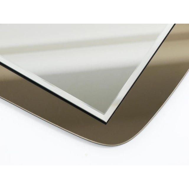 Large Mid-Century Modern Wall Mirror from Cristal Arte, 1970s For Sale - Image 13 of 18