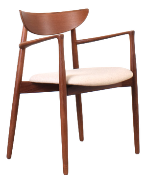Mid-Century Modern Teak Armchair by Harry Østergaard for Randers Møbelfabrik, 1960s
