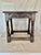 This 18th Century English Oak Joint Stool dates back to the 1700's. The piece is crafted with pegged mortise and tenon...