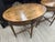 Wood Pair Oval Henredon Side Tables, Early 21st Century, Neoclassical Revival Style For Sale - Image 7 of 8