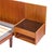 GETAMA Hans Wegner for Getama Mid Century Danish Teak King Platform Bed With Nightstand For Sale - Image 4 of 6
