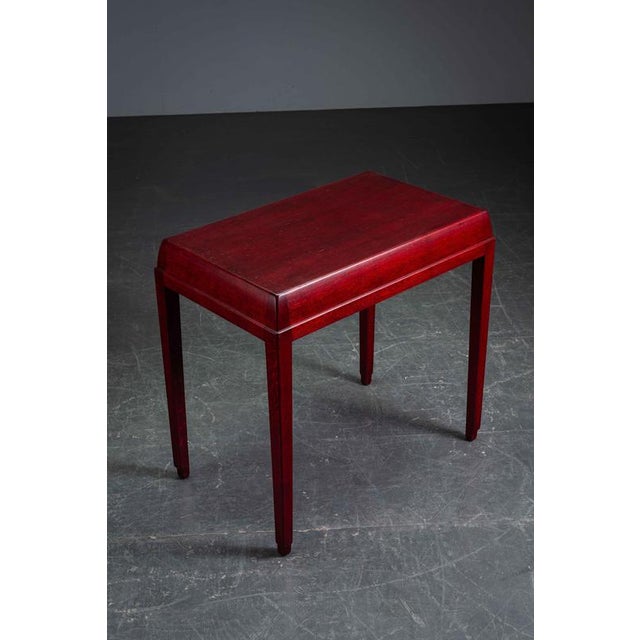 1920s Amsterdam School Side Table I have official proof of authenticity such as vintage catalogs, designer records, or...