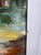 Vintage Signed Maritime Habor Oil Painting Harbor Scene With a Boat For Sale - Image 9 of 12