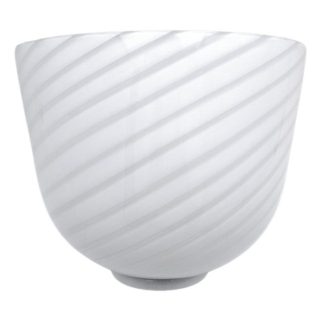 Swirl Murano Glass Wall Lamp from De Majo, 1980s For Sale