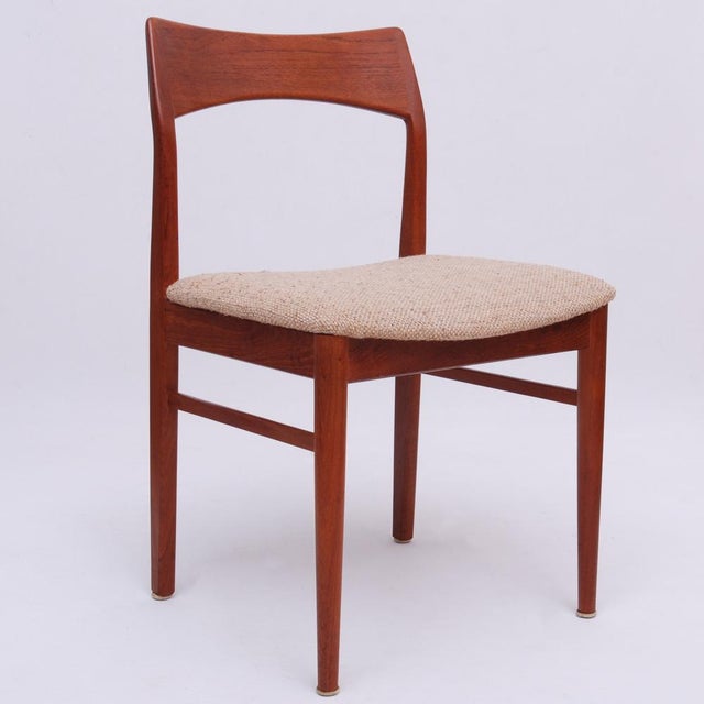 Three (3) dining chairs by ks møbler are for sale. 1960s, denmark. Design: henning kjaernulf dimensions: h x w x d: 78 x...