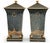 1990s Pair Vintage Chinoiserie Tole Covered Urns For Sale - Image 5 of 13