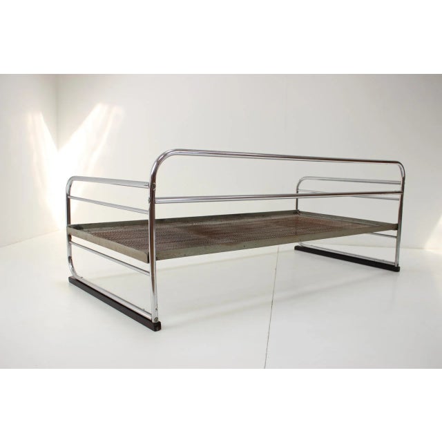 Textile Art Deco 3-Seater Sofa, 1930s For Sale - Image 7 of 10