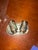 Vintage Mexican Alpaca Silver-Tone Salt and Pepper Shaker Set For Sale - Image 4 of 4