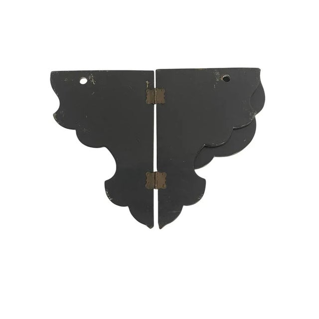 Chinese Black Lacquer Shelf, 19th Century For Sale - Image 6 of 9