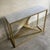 Sculptural Console Table in Gilt Metal with Carrara White Marble Top, 1990s For Sale - Image 6 of 9