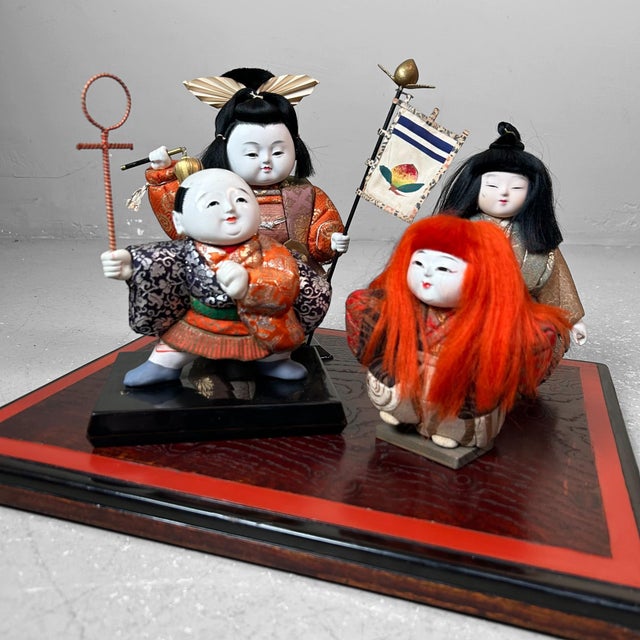 Vintage Japanese Palace Figurines, 1960s, Set of 4 For Sale - Image 4 of 18