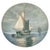 Ceramic Seascape Porcelain Wall Plate from Bing & Grøndahl, 1890s For Sale - Image 7 of 7