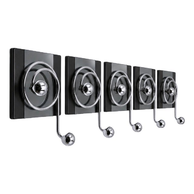 Italian Space Age Wall Coat Hooks, 1970s, Set of 5 For Sale