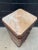 19th Century French Walnut Marquetry Nightstand With Marble Top and Original Casters For Sale In Los Angeles - Image 6 of 11