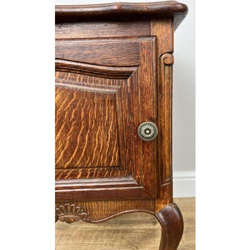 Vintage Bedside Tables in Oak, Set of 2 For Sale - Image 6 of 11