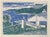 "View of St. Ives" by Knoxville artist Dr. Stephen Krauss. Krauss was a world traveler, getting inspiration from his work...