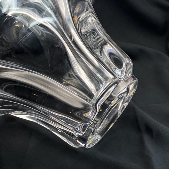 Vannes Le Chatel Signed Crystal Sculpture/Centerpiece - Large, Freeform, Vintage (11”x11”x10”) Please Read For Sale - Image 11 of 18
