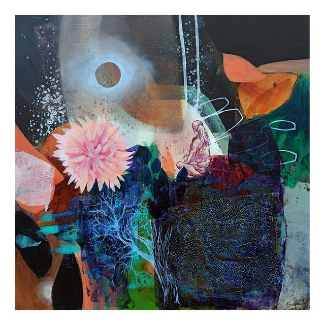 Anna Masiul-Gozdecka, I Console Myself with the Fleetingness of Light, A Blink of Pink, But I Know the Truth, Acrylic on Canvas, 2026 For Sale